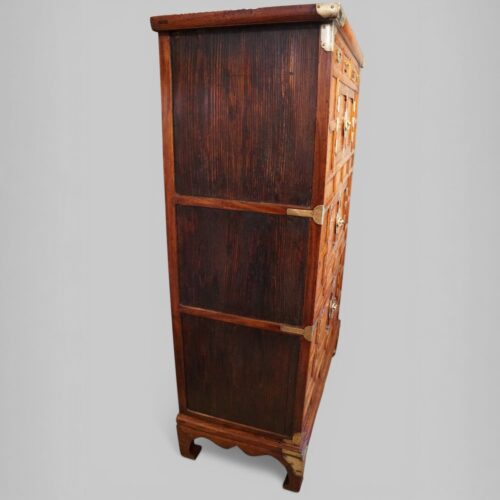 Burr Elm Korean cabinet side
