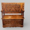 Edwardian oak monksbench