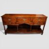 George III oak dresser pot board dresser base