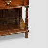 George III oak dresser pot board dresser base leg detail