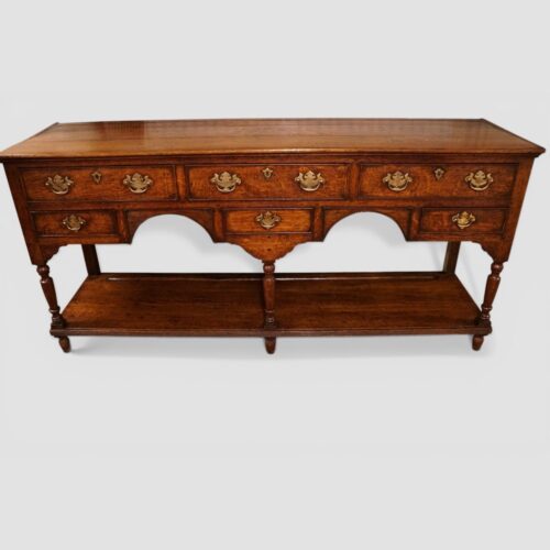 Georgian oak dresser base