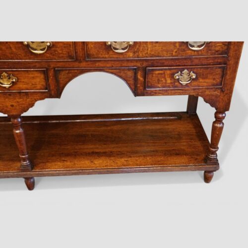 Georgian oak dresser base pot board