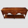 Georgian oak dresser base view from above
