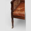 Regency mahogany bergere chair leg