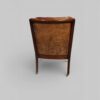 Regency mahogany bergere chair rear
