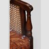 Regency mahogany bergere chair turning