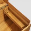 Victorian camphor brass bound trunk compartment