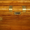 Victorian camphor brass bound trunk detail edge