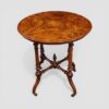 Victorian inlaid walnut wine table