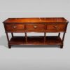 Antique oak pot board dresser base, 1820