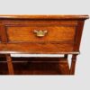 Antique oak pot board dresser base, 1820 drawer