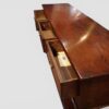 Antique oak pot board dresser base, 1820 drawers open