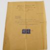 Antique oak pot board dresser base, 1820 receipt