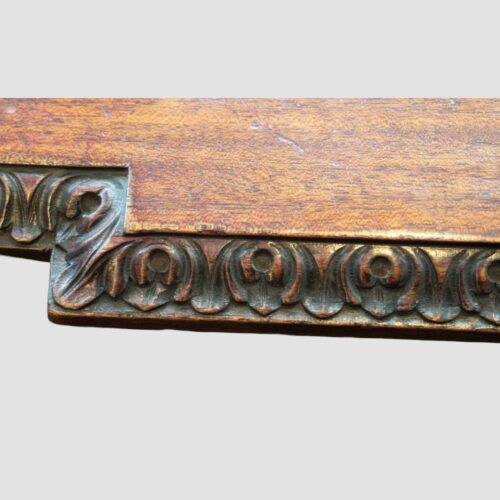 Chippendale style partners desk fine carving to edge