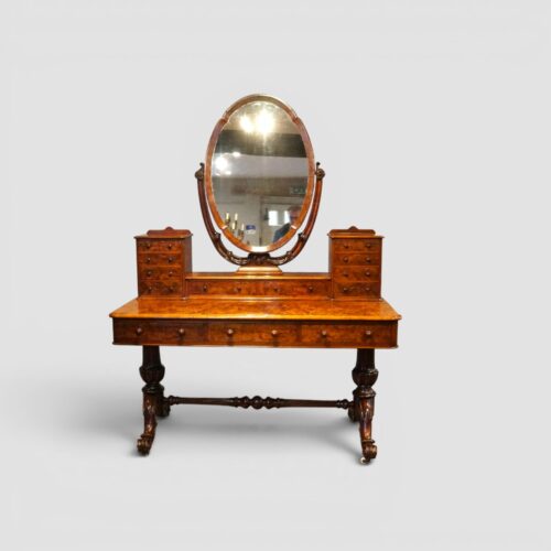 Victorian burr walnut dressing table