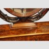 Victorian burr walnut dressing table carving to mirror supports
