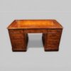 Victorian mahogany partners desk view front