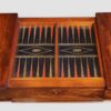 William IV games and work table backgammon board