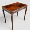 French inlaid Belle Epoch sidetable angle view