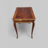 French inlaid Belle Epoch sidetable end view