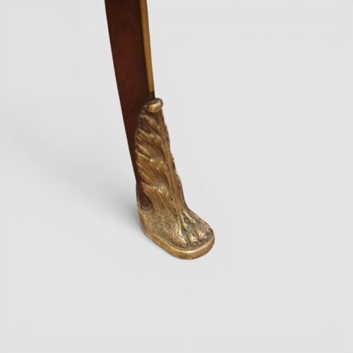French inlaid Belle Epoch sidetable foot