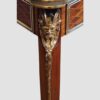 French inlaid Belle Epoch sidetable gilt bronze mount