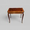French inlaid Belle Epoch sidetable rear