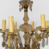 Marie Therese glass chandelier stem detail