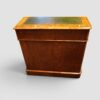 Victorian burr walnut pedestal desk end