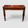 William IV mahogany 6 drawer writing table end