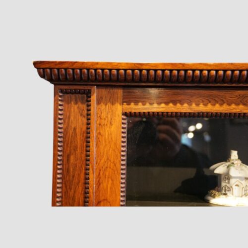 William IV rosewood bookcase cornice