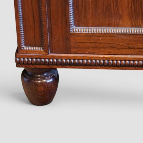 William IV rosewood bookcase turned foot