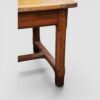 Antique cherrywood farmhouse table leg