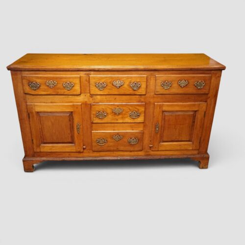 Antique fruitwood dresser base