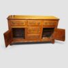 Antique fruitwood dresser base cupboards
