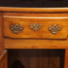 Antique fruitwood dresser base drawer detail
