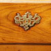 Antique fruitwood dresser base escutcheon plate