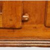 Antique fruitwood dresser base latch
