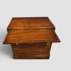 George I style walnut brushing slide chest slide