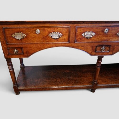 Georgian oak pot board dresser base boards