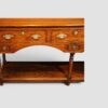 Georgian oak pot board dresser base detail end