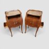 Pair of Continental bedside cabinets side drawers