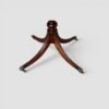 Regency style mahogany 3 pillar dining table base central 1