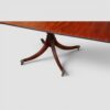 Regency style mahogany 3 pillar dining table centre column