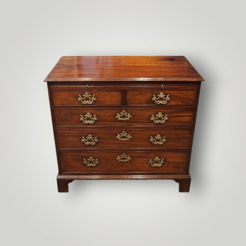 George III mahogany batchelors chest