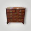 George III mahogany batchelors chest front