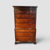 George III mahogany chest on chest