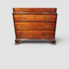George III mahogany chest on chest base