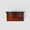George III mahogany chest on chest cornice
