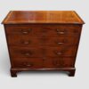 George III mahogany crossbanded chest